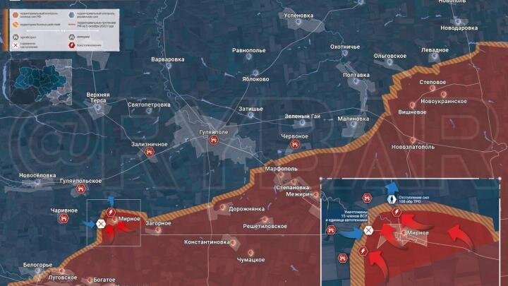 Орловка и Бердычи уже наши: русские зачищают остатки ВСУ. США призвали Киев отступать в Донбассе. Прорыв в Мирном – Горячая сводка СВО