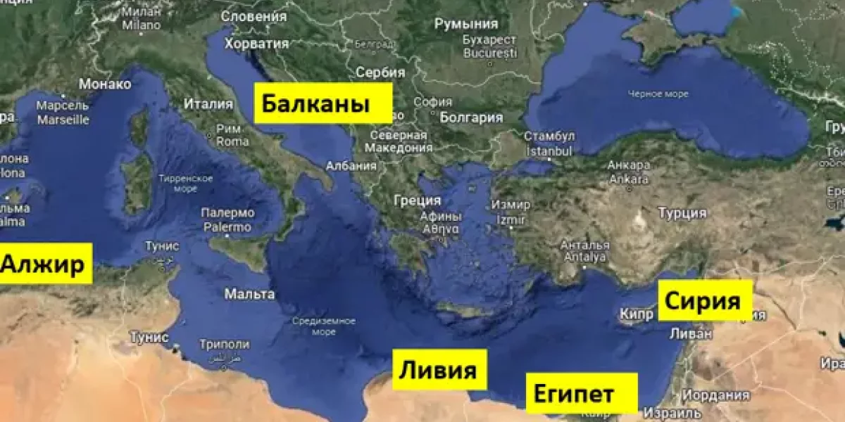 Есть вторая военная база России в Средиземном море! Где она?