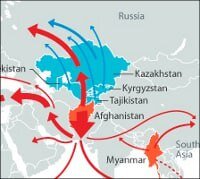 Новые пути и формы наркотрафика через Центральную Азию (II)