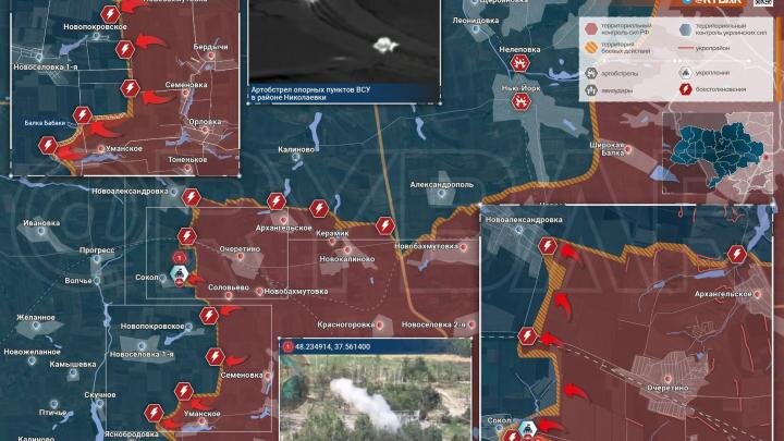 Россия взялась за Сумы: Наши освободили Рыжевку и идут дальше. Есть подвижки в Часов Яре и Угледаре. Пиар на "Миражах". Горячая сводка СВО