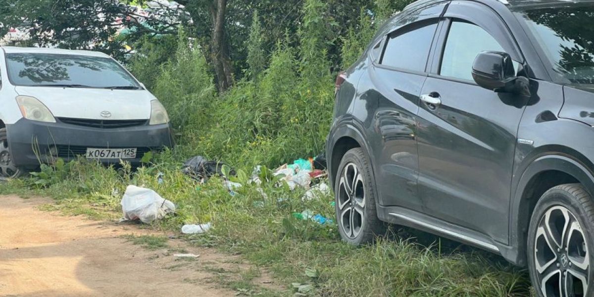 Что творится на популярном пляже Владивостока