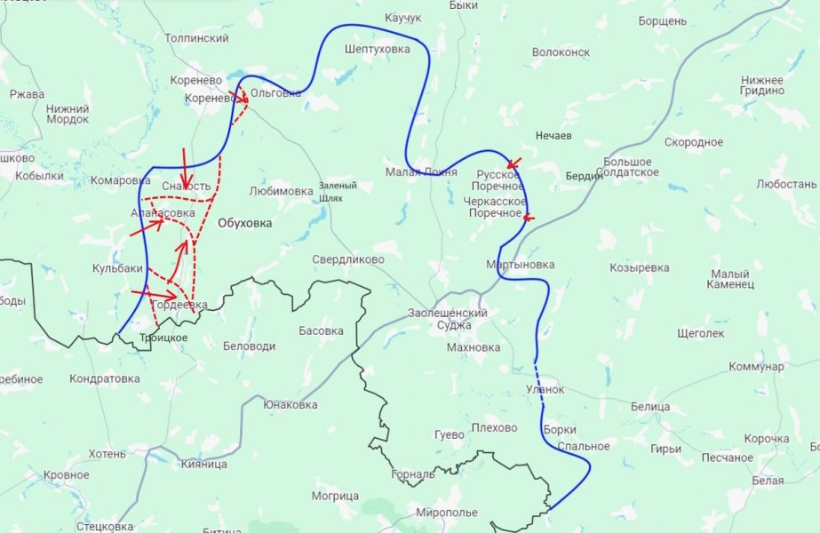 Наши войска нанесли контрудар в Курской области