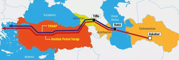 Туркменистан, Турция и Иран в региональных энергетических пасьянсах