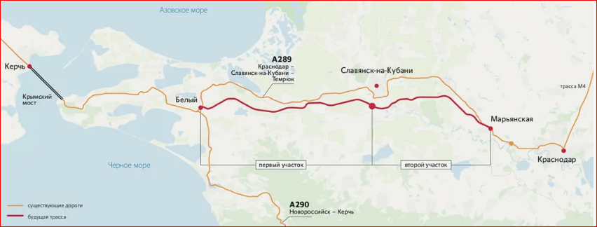 Из Краснодара в Крым за 2 часа. Скоро открытие новой дороги и кольцевой трассы через новые регионы