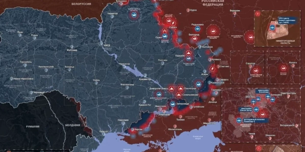 Свежая карта боевых действий на Украине на 15 марта 2025: обзор последних событий на фронтах СВО