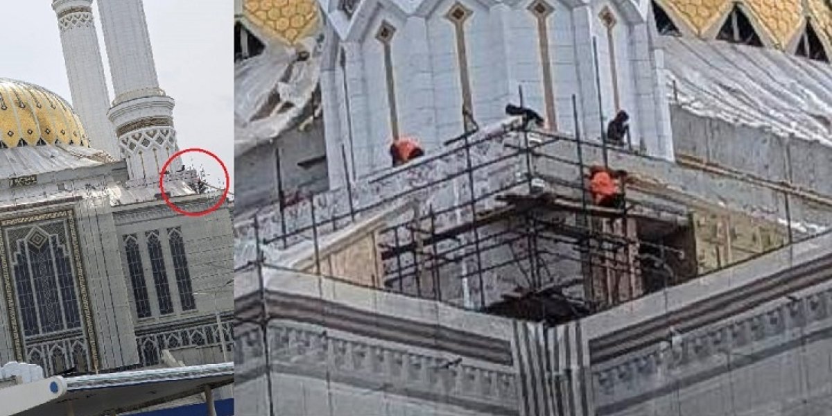 В Уфе на многострадальной мечети «Ар-Рахим» заметили строителей
