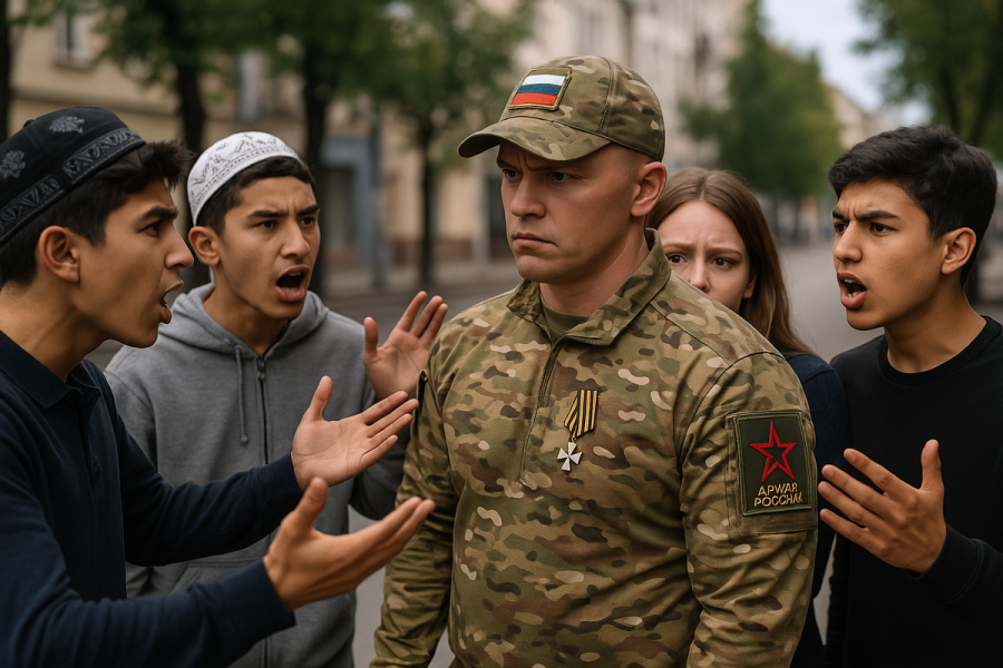 "Просто ради прикола сломали челюсть и нос": 13-летние дети приезжих жестоко избили русского бойца и его супругу.