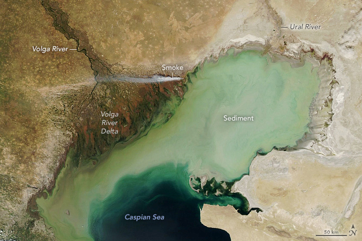Суета вокруг Каспия: борьба с обмелением, черноморская вода и тюркское единство