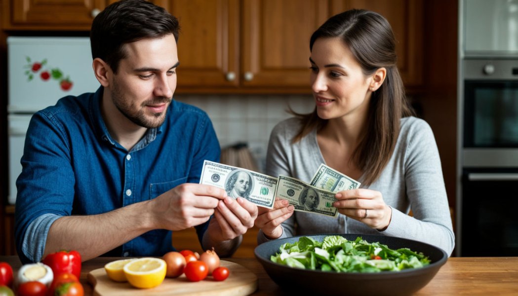Американская жена берёт с мужа по $15 за каждый обед!