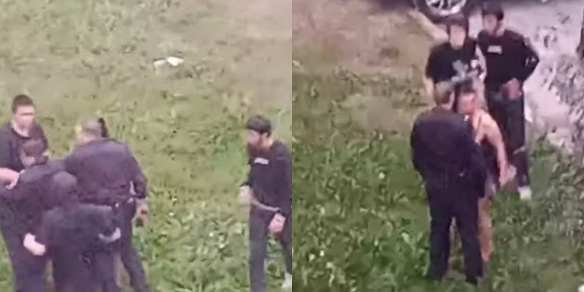 Пьяные мигранты избили наряд полиции в Нефтеюганске, попав на видео (ВИДЕО)