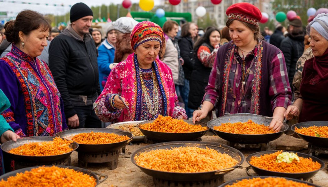 Фестиваль плова в Красноярске – по-русски там уже почти не говорили