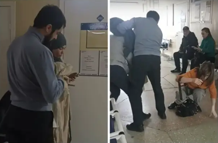"Следи за языком! Кто тут понаехавший?": дама в хиджабе пришла в женскую консультацию вместе с джигитом и набросилась на беременную