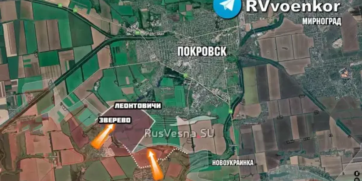 "Уже в городе". Карта нашего прорыва в Покровск. Как на этом месте ВСУ "утратила всю пехоту"