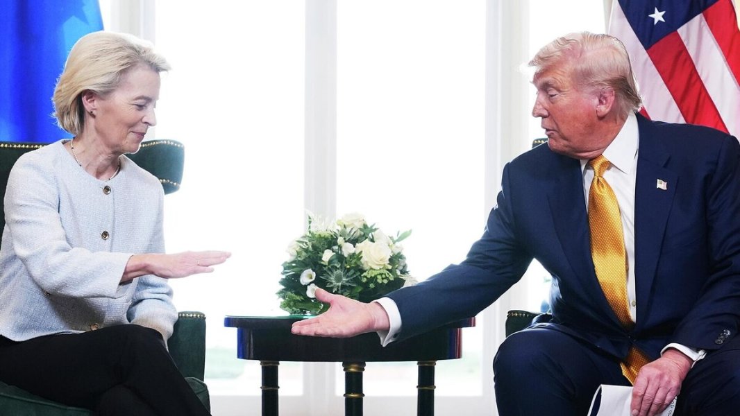 Поединок Урсулы фон дер Ляйен и Дональда Трампа