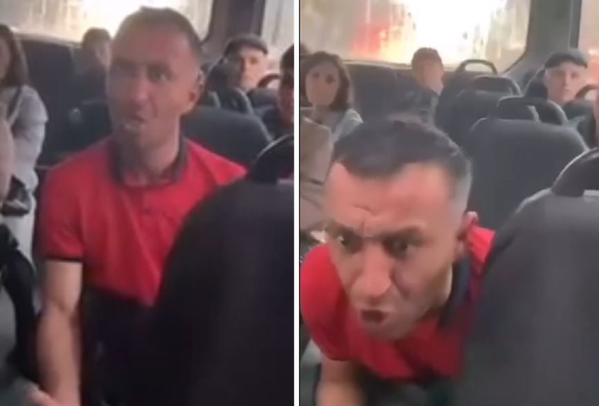 «Я сказал — останови!»: приезжий начал качать права в автобусе, но один из пассажиров одним движением успокоил его.