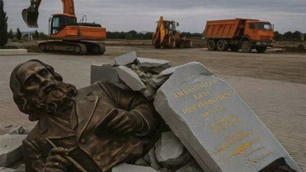 Азербайджан снёс памятник Айвазовскому, а ТАСС извинился перед Баку