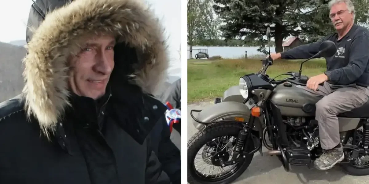 Путин лишил американца дара речи! Президент России исполнил мечту байкера, рассекающего по Аляске на «Урале»
