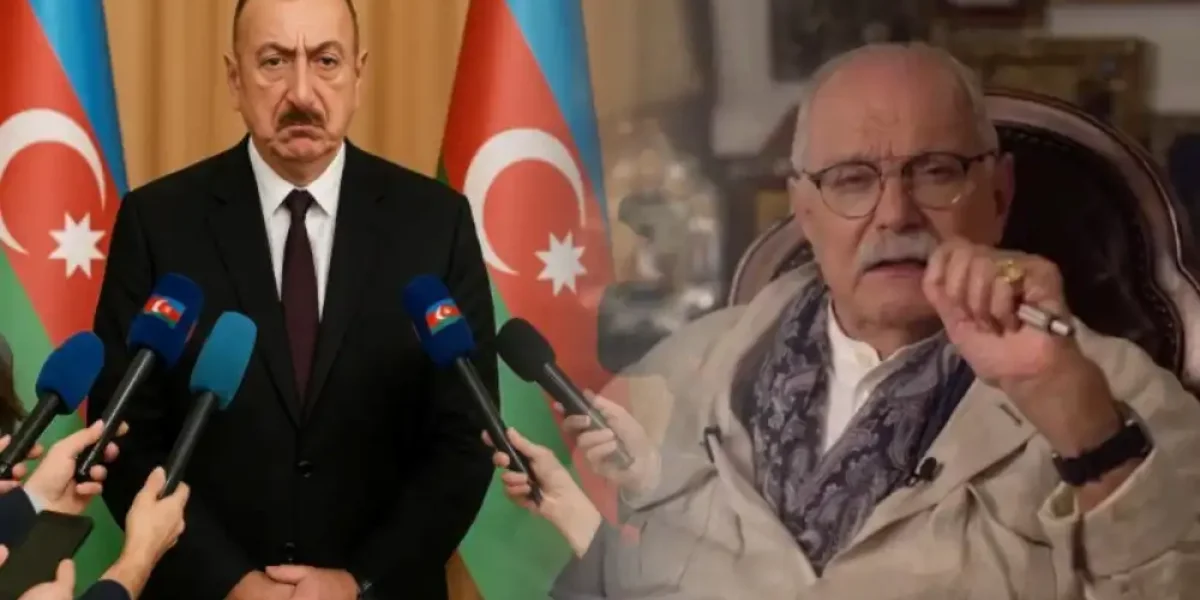 А теперь Алиев пусть ответит Михалкову: "Обратите внимание, кого он называет оккупантами. А кто бомбил мирное население?"