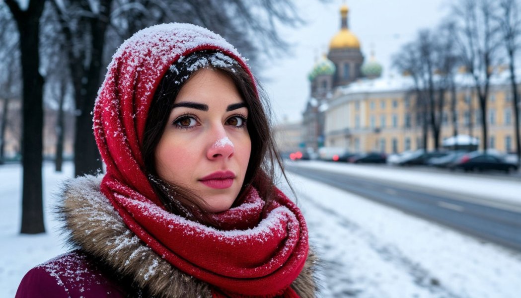 «Ледниковый период на полгода» – горячую испанку шокировала русская зима
