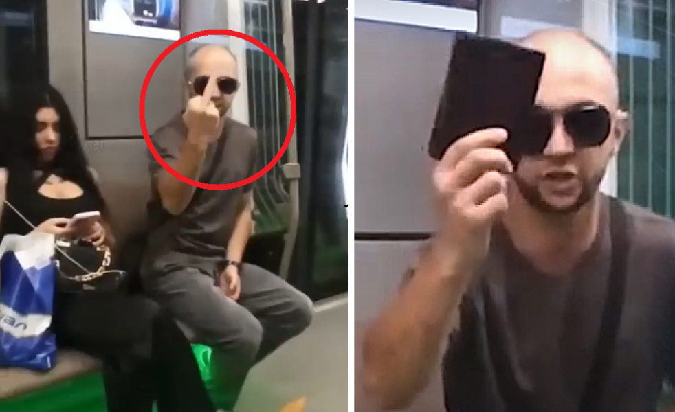 «Я тебе этим паспортом лицо разобью!»: наша дама в метро жестко поставила на место иностранца, который бесцеремонно полез девушке в декольте