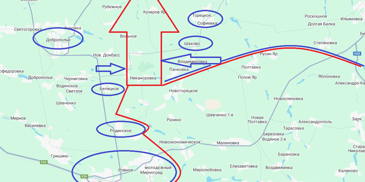 Жесточайшие бои севернее Покровска и Родинского