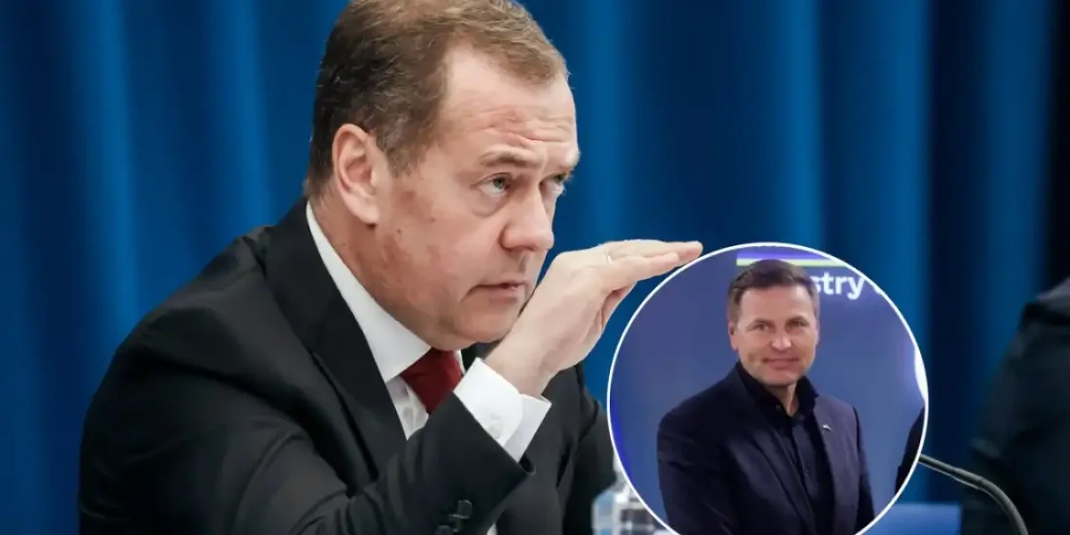 «Ну теперь держись»: Медведев ответил министру обороны Эстонии, угрожавшему РФ из Киева
