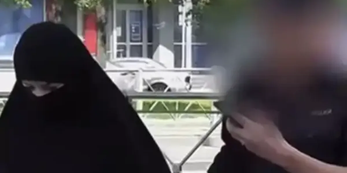 Лейтенант потребовал у женщины снять никаб для сверки документов. Что было, когда она отказалась