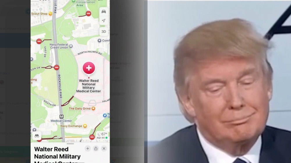 Канал КСИР: "Трамп госпитализирован? Дороги, ведущие к госпиталю Уолтер Рид, перекрыты". Рубио потирает руки