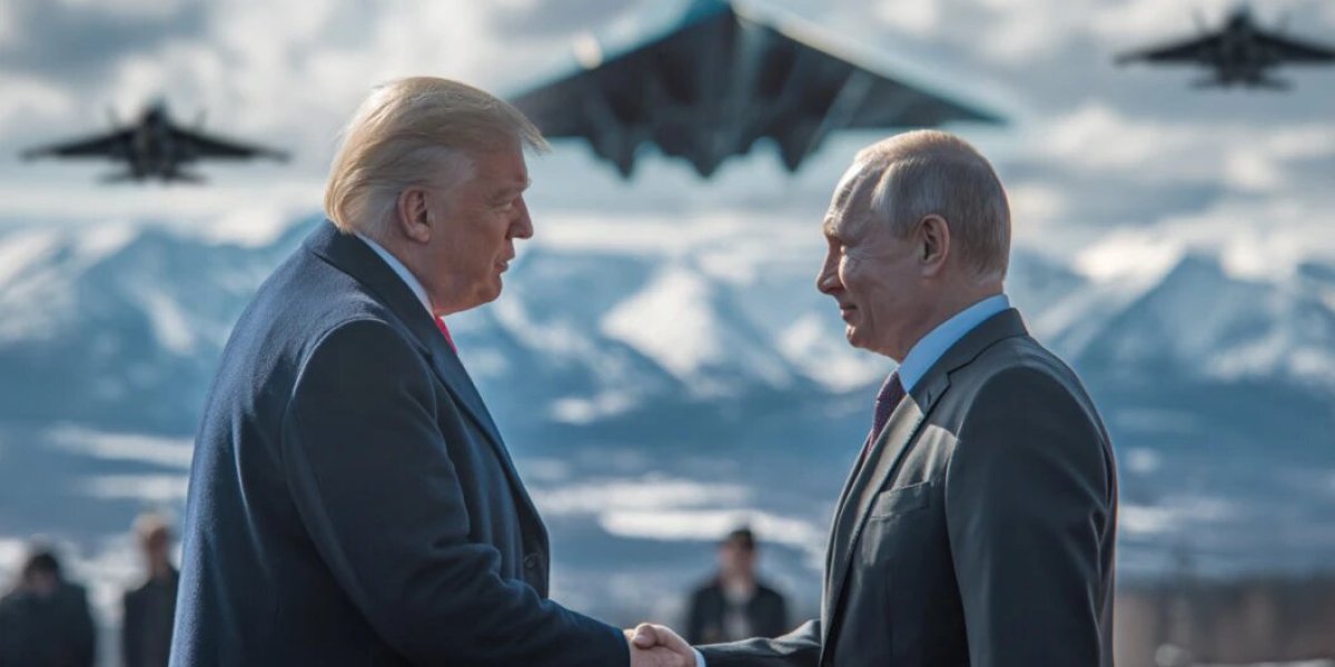 "Если бы между НАТО и Россией вспыхнула война": NI пояснил, почему Путина не напугали истребители F-22 на Аляске