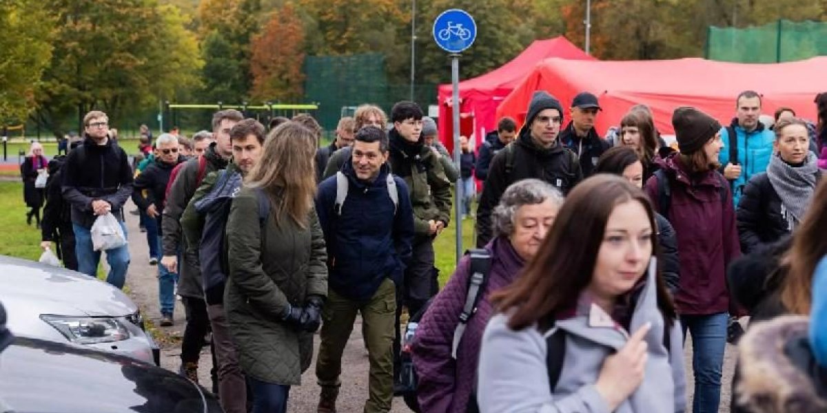 В Вильнюсе проходят учения по эвакуации населения