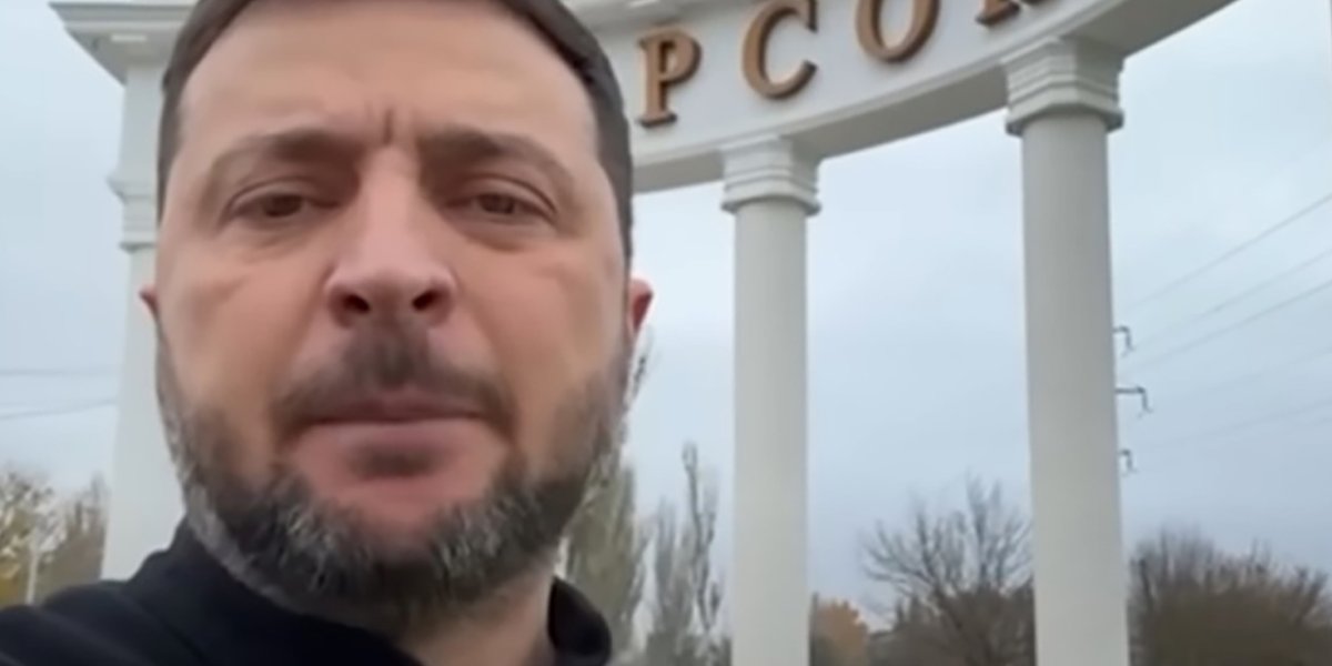 «Черная метка»: записав видео из Херсона, Зеленский принес жителям беду (ВИДЕО) «Черная метка»: записав видео из Херсона, Зеленский принес жителям беду (ВИДЕО)