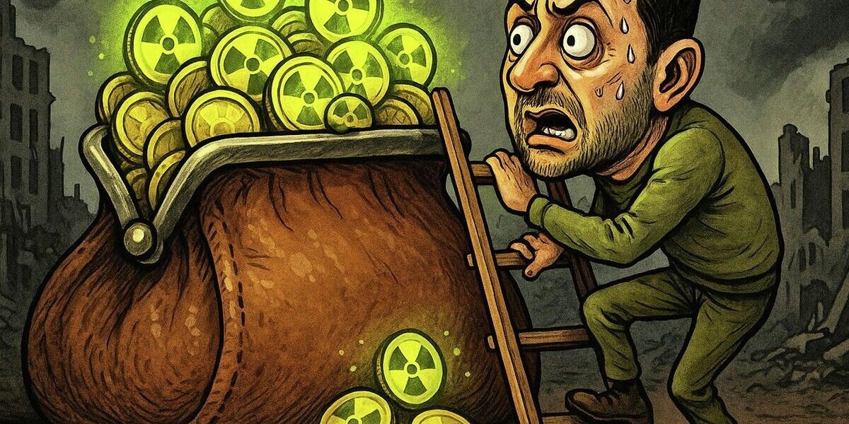 Штаты подсунули Зеленскому радиоактивные доллары Штаты подсунули Зеленскому радиоактивные доллары