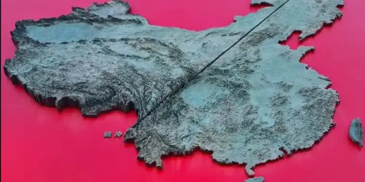 Почему в северо-западной части Китая практически никто не живёт: что значит линия Хэйхэ-Тэнчун