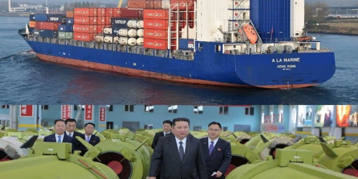 КНДР наращивает производство ракет, и маскирует их в контейнерах торгового судна