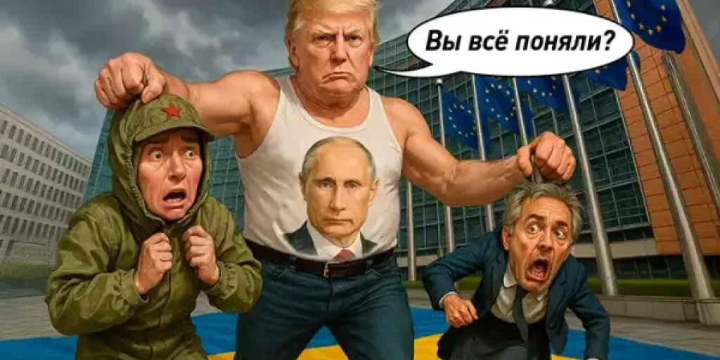 Спецоперация «Брюссельский гром»: Трамп выбивает из Европы поддержку Киева. Путин наблюдает молча Спецоперация «Брюссельский гром»: Трамп выбивает из Европы поддержку Киева. Путин наблюдает молча