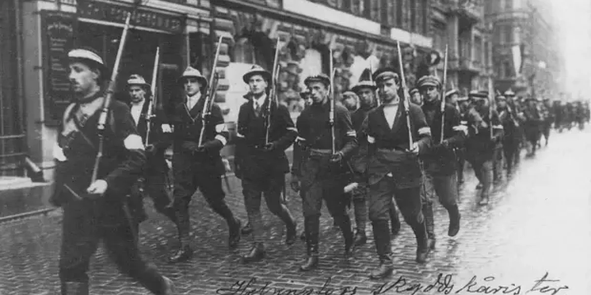 Финское вторжение в 1918-м. Была с финнами еще и такая война