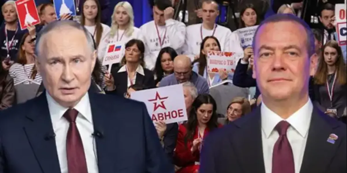 Путин говорит, Медведев комментирует: «Гоп-стоп не получился… Брюссельская кодла решила временно залечь на дно»