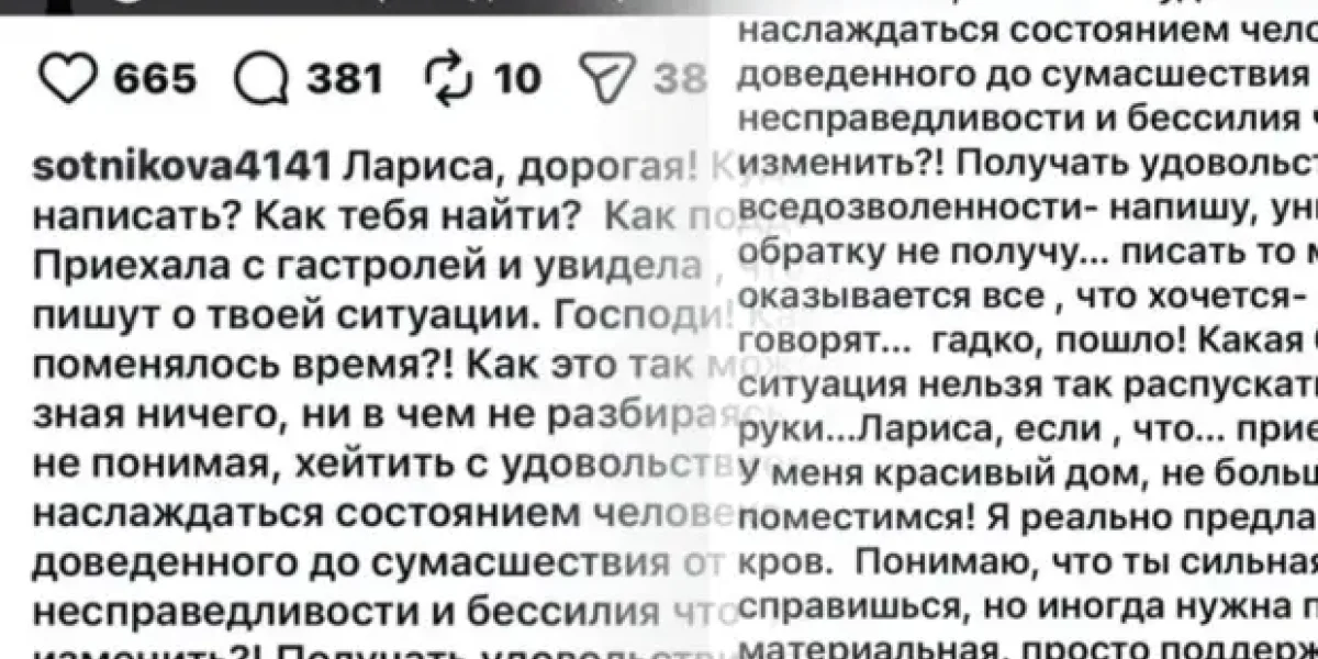 "Жаль не вы у нее купили квартиру". Россияне жестко ответили Вере Сотниковой, попытавшейся их пристыдить за Долину