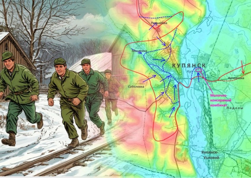 Взятие города - отвлекающий маневр? На Украине заподозрили неладное: ситуация в Купянске к вечеру 26 декабря
