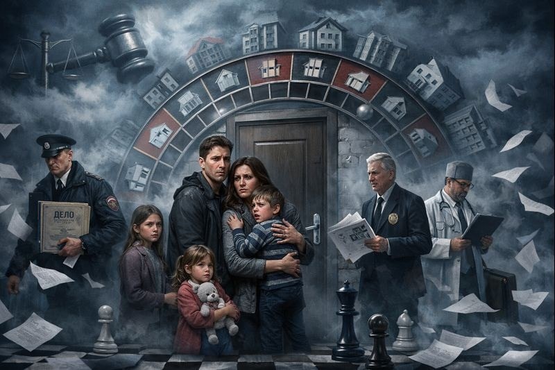 "Схема Долиной" вовсю работает. Многодетную семью выселяют из квартиры, которую они купили ещё в 2013 году