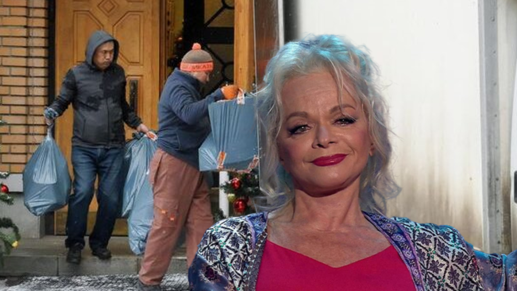 Платья Ларисы Долиной вывозят целыми грузовиками &ndash; масштабы переезда потрясают