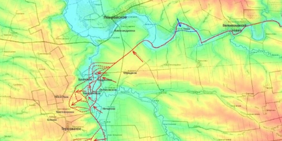 Военная сводка к 23.12.25: зимний прорыв России от Терноватого до Сумской блокады