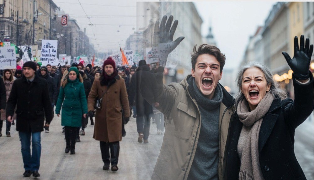 Болгария вышла на улицы против ЕС. В Литве пахнет гражданской войной. Сотни тысяч протестующих сносят Европу