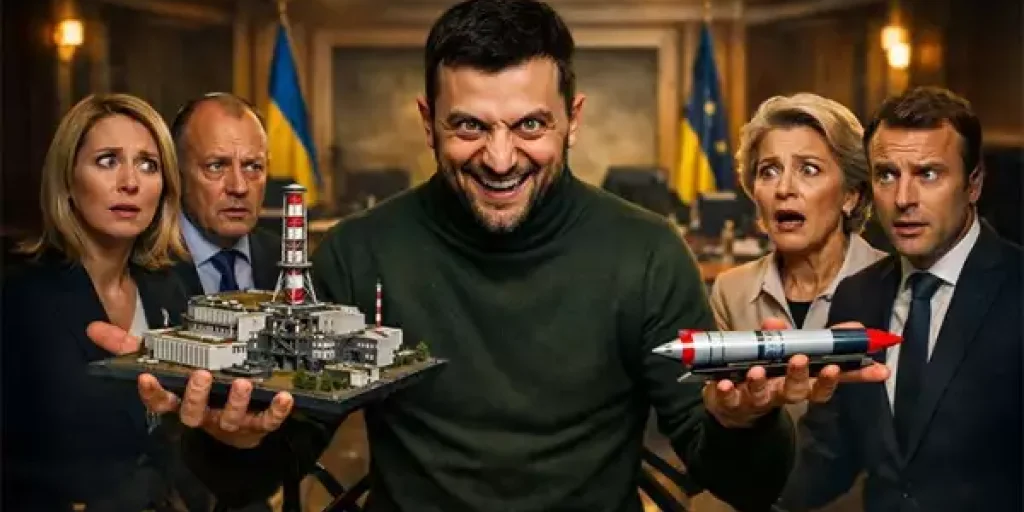 Ловушка для России: Киев планирует самую страшную ядерную аварию со времён 1986 год, а обвинить в этом Москву помогут «друзья» Зеленского