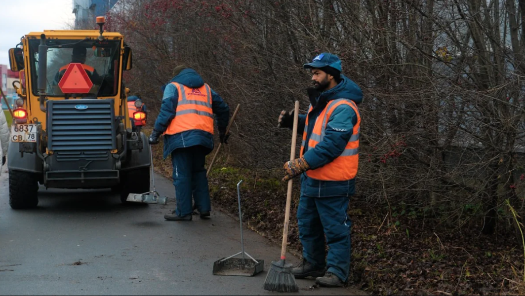 Индусы начинают работать дворниками в Санкт-Петербурге. Замена выходцев из Средней Азии?
