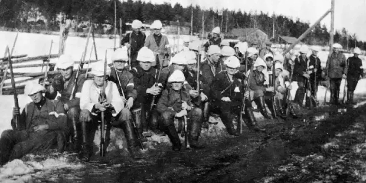 Финское вторжение в 1918-м. Была с финнами еще и такая война