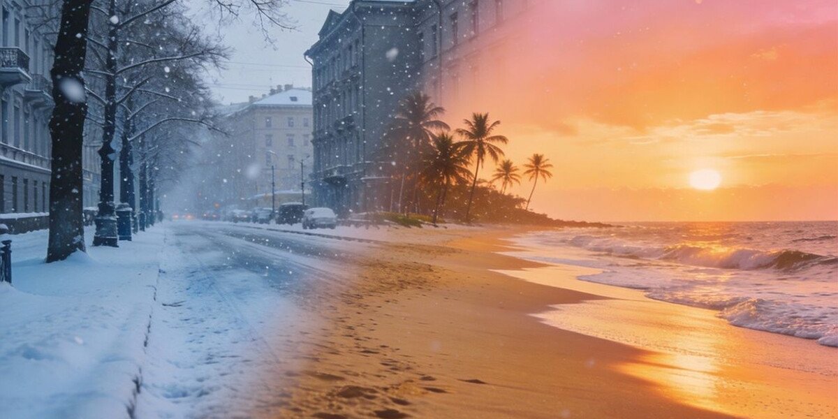 Сбежать от снега в объятия океана: утро в Москве, вечер в Кочине