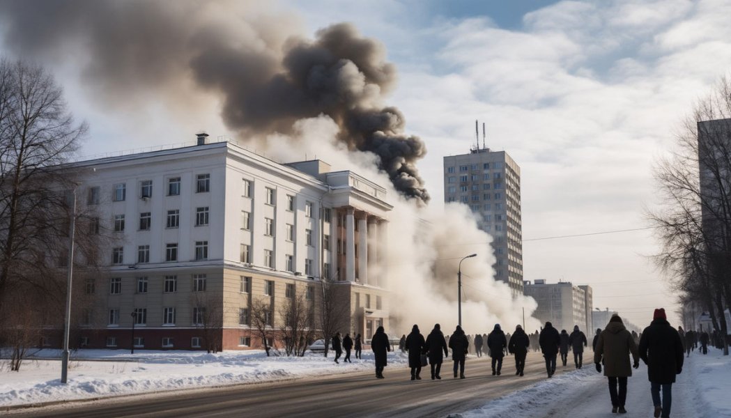Взрыв в центре профподготовки МВД. Пострадали люди. Что известно