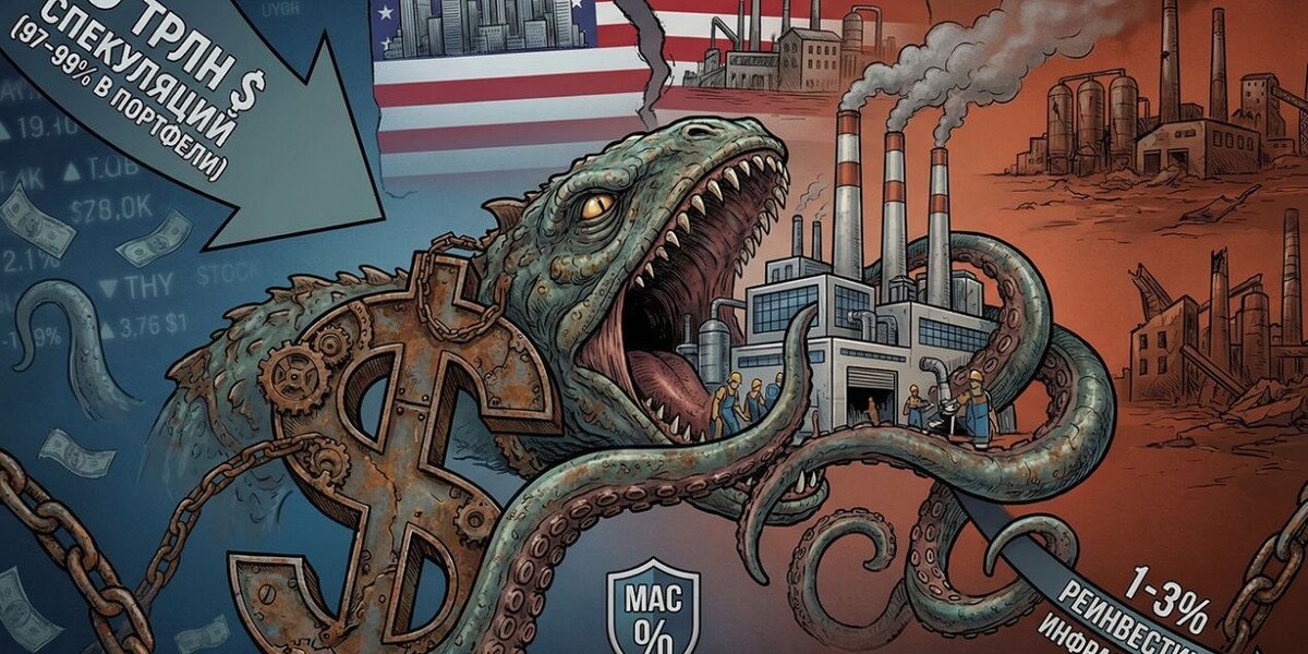 Американский финансовый левиафан мешает реиндустриализации 1: МАС - сбор за доступ к рынку.