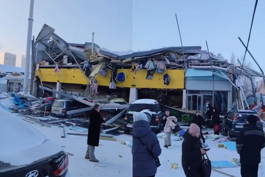 Причина — обычная российская коррупция: в Новосибирске рухнул торговый центр, погиб человек